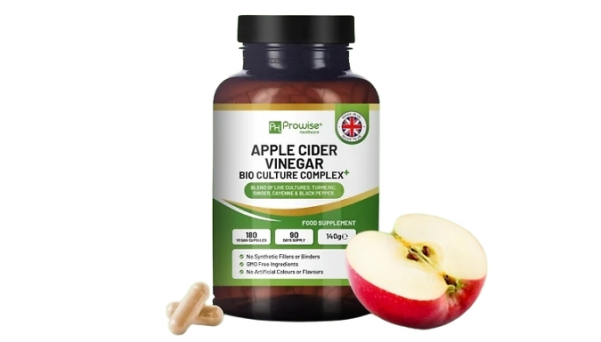 Gut Health Apple Cider Vinegar Complex Capsules. from Discount Experts