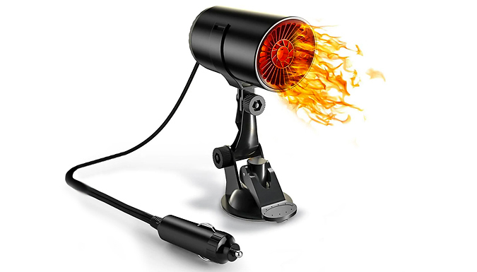 Portable Windshield Defogger and Defroster Car Heater Fan at Discount Experts