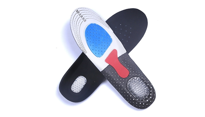 Orthotic Gel Sport Insoles - 2 Sizes at Discount Experts