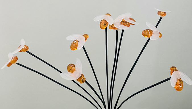 10 or 20 Solar Outdoor Swaying Firefly Lights at Discount Experts