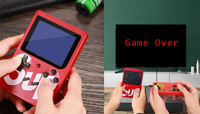 400-Game Wireless Handheld Game Console - 1 or 2