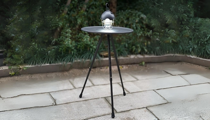 Adjustable Portable Round Table with Bag. - 4 Colours from Discount Experts