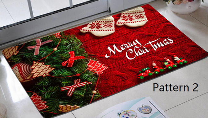 Christmas Door Mats - 6 Patterns & 3 Sizes at Discount Experts
