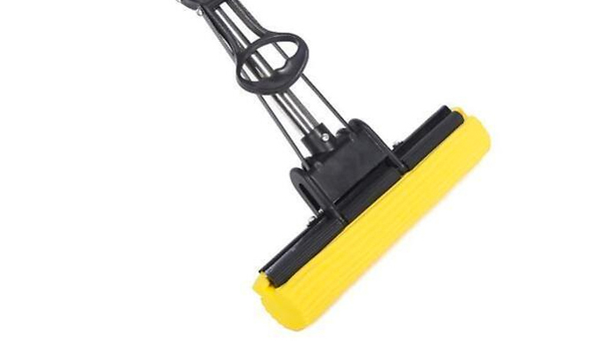 Telescopic Replaceable Head PVA Foam Sponge Floor Mop from Discount Experts