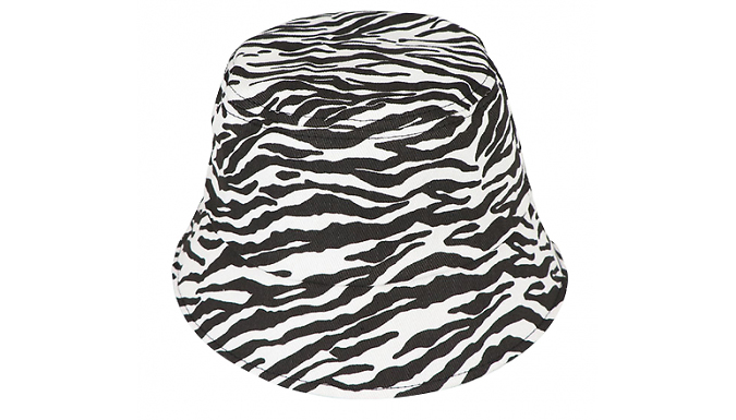 Fashion Animal-Print Bucket Hat - 5 Colours from Discount Experts