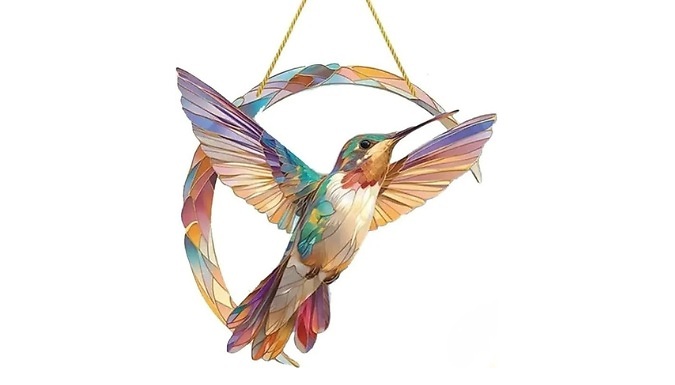 Hummingbird Wall Hanging Ornament - 1 or 3-Pack at Discount Experts