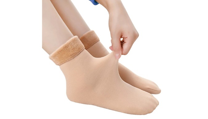 4-Pack Thermal Fleece Lined Socks at Discount Experts