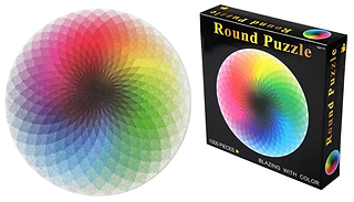 1000-Piece Colourful Round Rainbow Puzzle