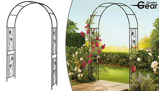 2.2m Garden Gear Metal Flower Archway