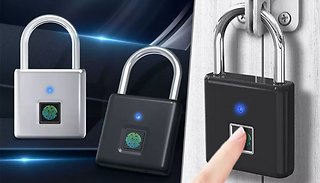 Rechargeable USB Fingerprint Padlock - 2 Colours
