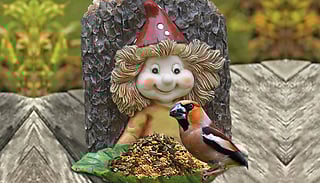 Woodland Creature Mounted Ornamental Bird Feeder