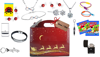 Luxury Christmas Gift Box With Gifts From Swarovski & Lindt Chocolates ...