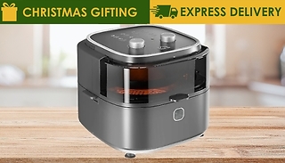 HOMCOM Family-Size 6.5L Air Fryer Oven - With Free Recipe Guide