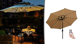 LED Umbrella Lights - 3 Colours