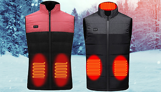 Unisex Multi-Zone Electric Heated Bodywarmer - 6 Sizes & 3 Styles