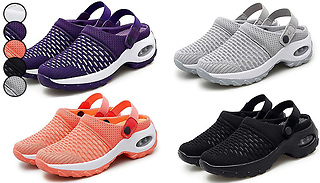 Toe-Support Orthopaedic Walking Slip-On Sneakers - 5 Colours & 7 Sizes