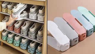 Adjustable Shoe-Stacker Organiser - 5 Colours 