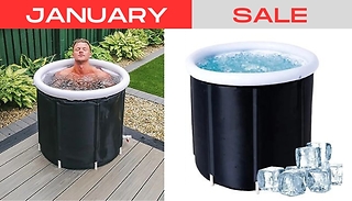 Portable Ice Bath with Lid - Cold Water Therapy!