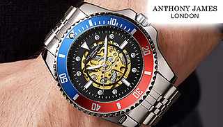 Hand-Assembled Anthony James Sports Watch - 2 Colours