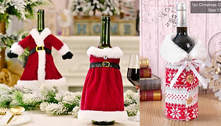 Christmas Wine Bottle Cover - 6 Designs 