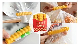 French Fries Shaped Sealing Clip - 12 Piece Box