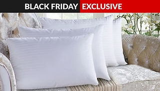 4-Pack of Hotel Striped Pillows