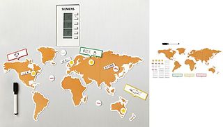 58-Piece Magnetic Travel Planning Set