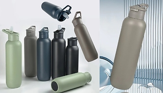 Stainless Steel Double-Layer Vacuum-Insulated Bottle - 2 Sizes, 4 Colo ...