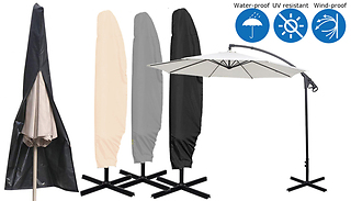 Weatherproof Banana Parasol Protective Cover - 3 Colours