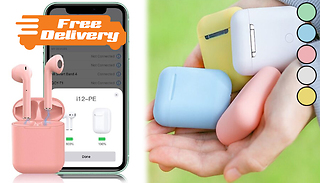 Personalised Wireless Bluetooth-Compatible Earbuds - 5 Colours