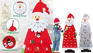 24 Day DIY Felt Advent Calendar - 2 Designs