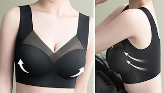 Wireless Smoothing Push Up Bra - 5 Colours & 4 SIzes