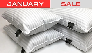 2 or 4-Pack of Hotel Striped Pillows