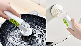 Liquid-Filled Washing Up Brush - with Replaceable Head