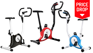 Indoor Exercise Bike With LCD Display - 3 Colours