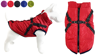 Dog Cotton Padded Winter Coat - 5 Colours & 7 Sizes