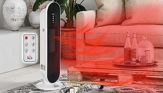 Remote Control Ceramic Indoor Space Oscillating Heater