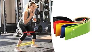 5-Piece Resistance Bands Fitness Set - 2 Sizes