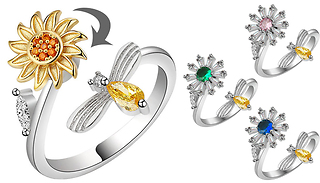 Cute Fidget Spinner Ring - 4 Designs