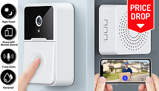 Wireless Night Vision Doorbell with Chime