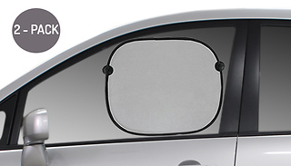 2-Pack of Car Window Suction Cup Sun Visors