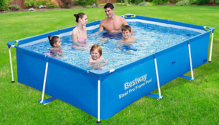 Bestway Pro Steel Frame Swimming Pool - 7ft or 10ft