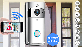 Smart Wi-Fi Intercom Doorbell Camera With Optional 32GB TF Card