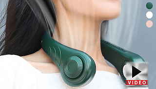 Portable Bladeless Rechargeable Hanging Neck Fan - 3 Colours