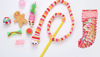 Christmas Cat Toys Set - 4 Colours