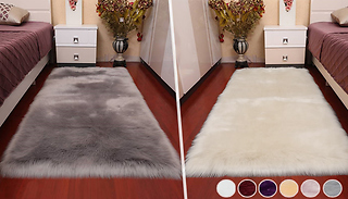 Faux Fur Fluffy Rug - 6 Colours & 5 Sizes