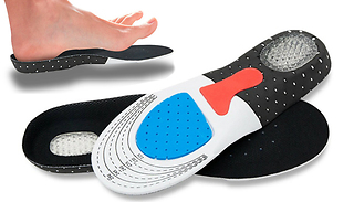 Pair of Fitness Orthopaedic Gel Shoe Insoles - 1, 2 or 3 Pairs