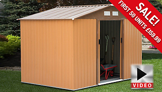 Metal Garden Shed - 2 Sizes 
