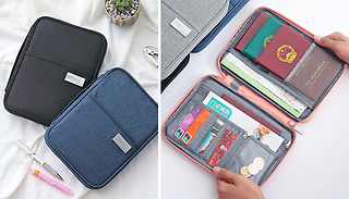 Waterproof Family Document Storage Folder - 4 Colours & 2 Sizes