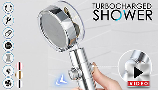 Universal 360-Degree High-Pressure Shower Head - 3 Colours